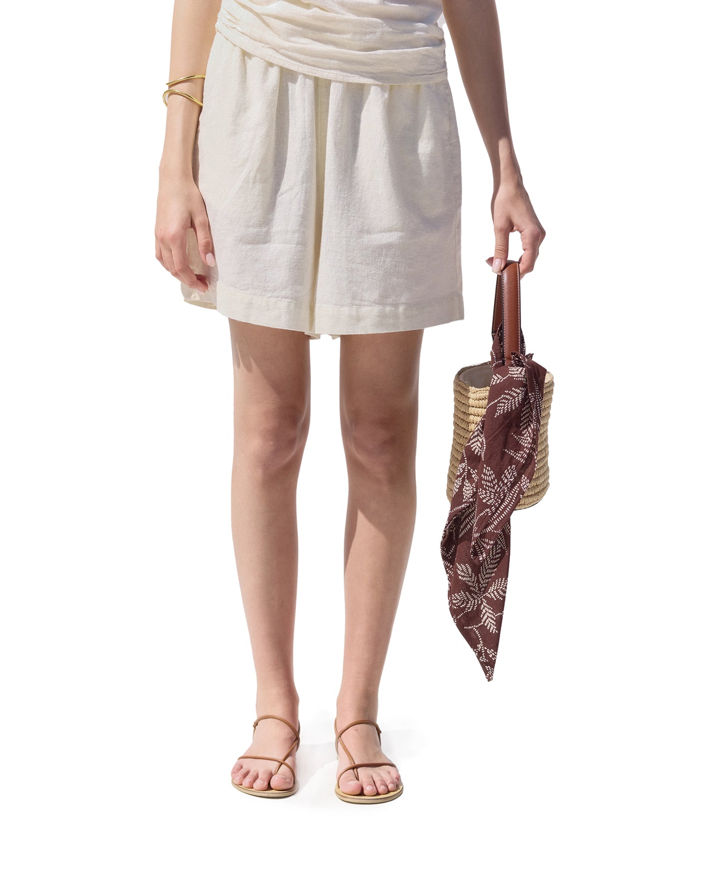 Terra Bermuda Short Cover-Up  | Cream
