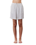 Saltstripe Bermuda Short Cover-Up