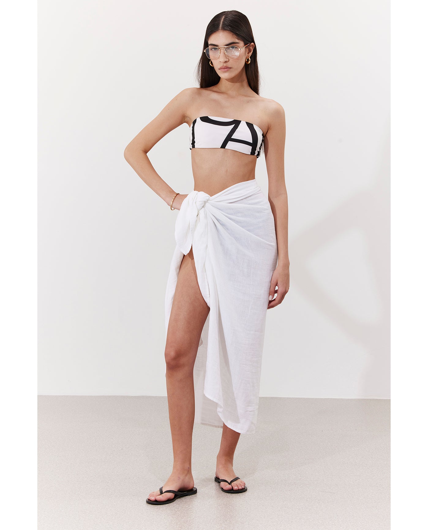 Resort Pareo Cover-Up-White