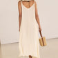 Back View Of Gottex Beach Life Maxi Cover Up Dress | GOTTEX BEACH LIFE NATURAL