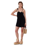 Solena Crêpe High Neck Romper Cover-Up