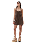 Solena Crêpe High Neck Romper Cover-Up