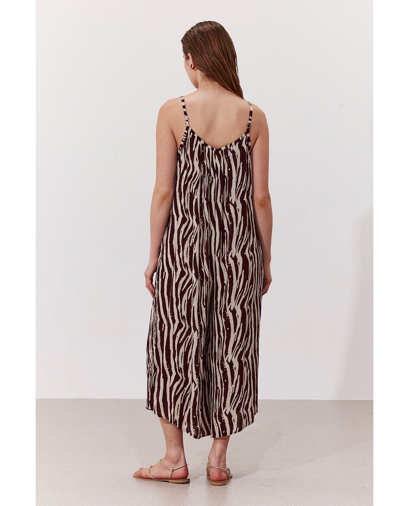 Solena Crêpe Oversized Jumpsuit Cover-Up | Safari
