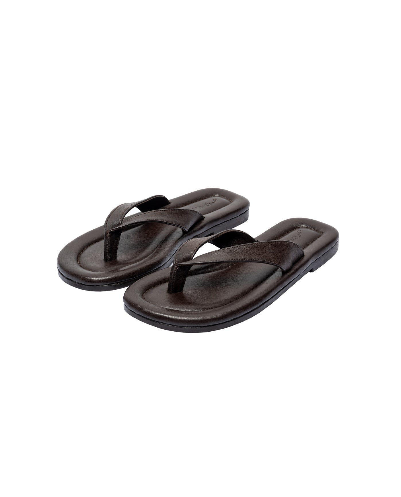 Gottex Beach LifeResort Leather Flip Flop-BrownShoes