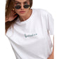 Beach Life Airport Cotton Graphic T-Shirt