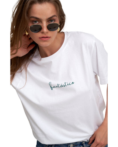 Beach Life Airport Cotton Graphic T-Shirt