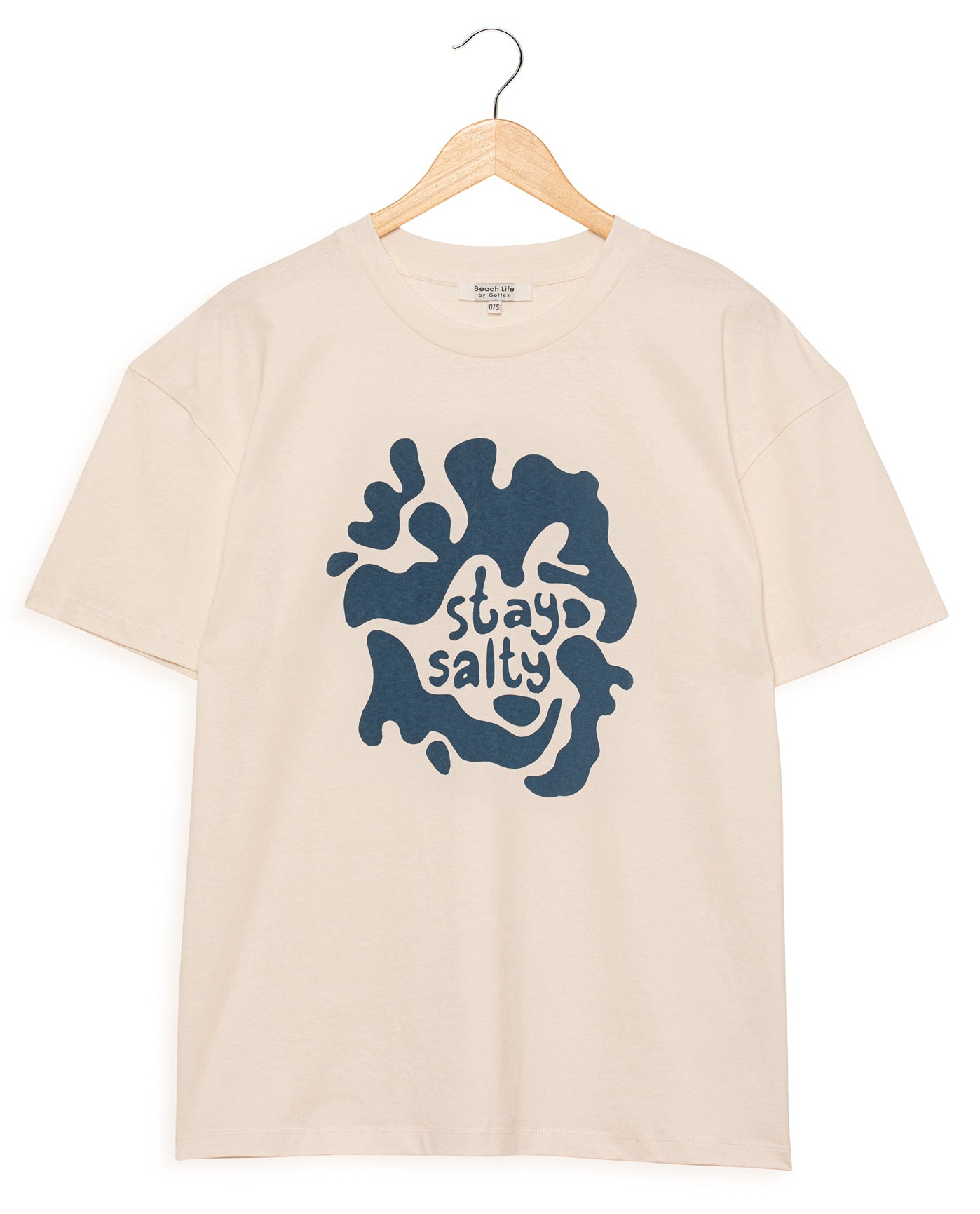 Oversized Short Sleeve Graphic Tee-Multi/blu
