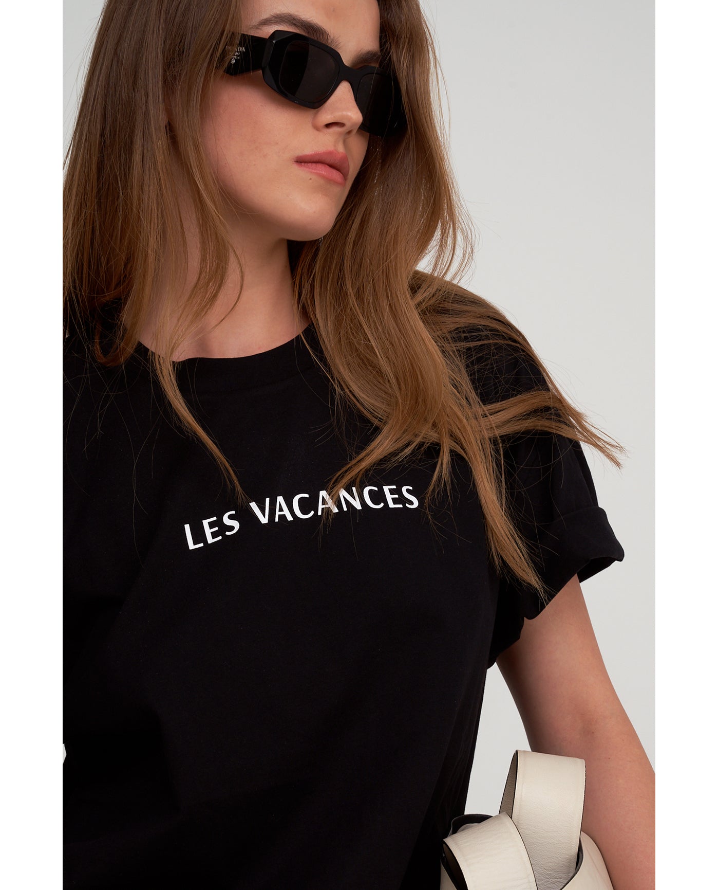 Oversized Short Sleeve Graphic Tee-Black