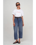Oversized Short Sleeve Graphic Tee-Wh/red