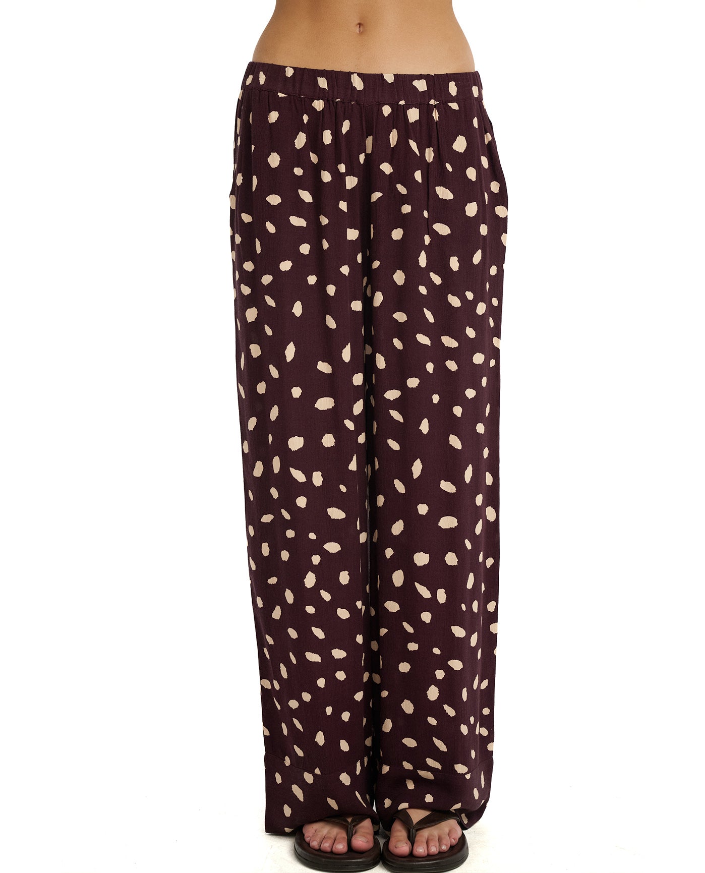 Resort Pebble Beach Pants Cover-Up-Brown