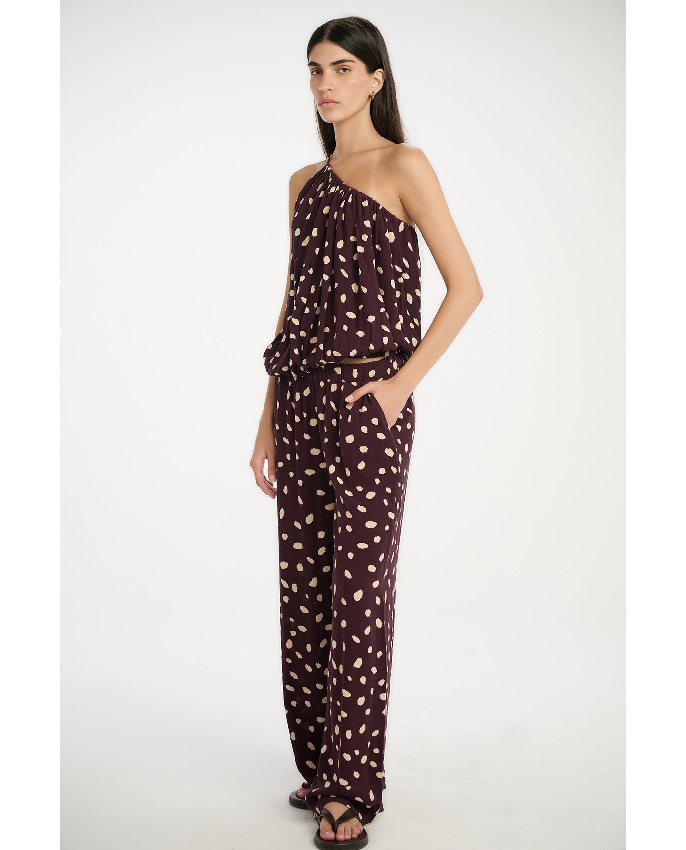 Resort Pebble Beach Pants Cover-Up-Brown