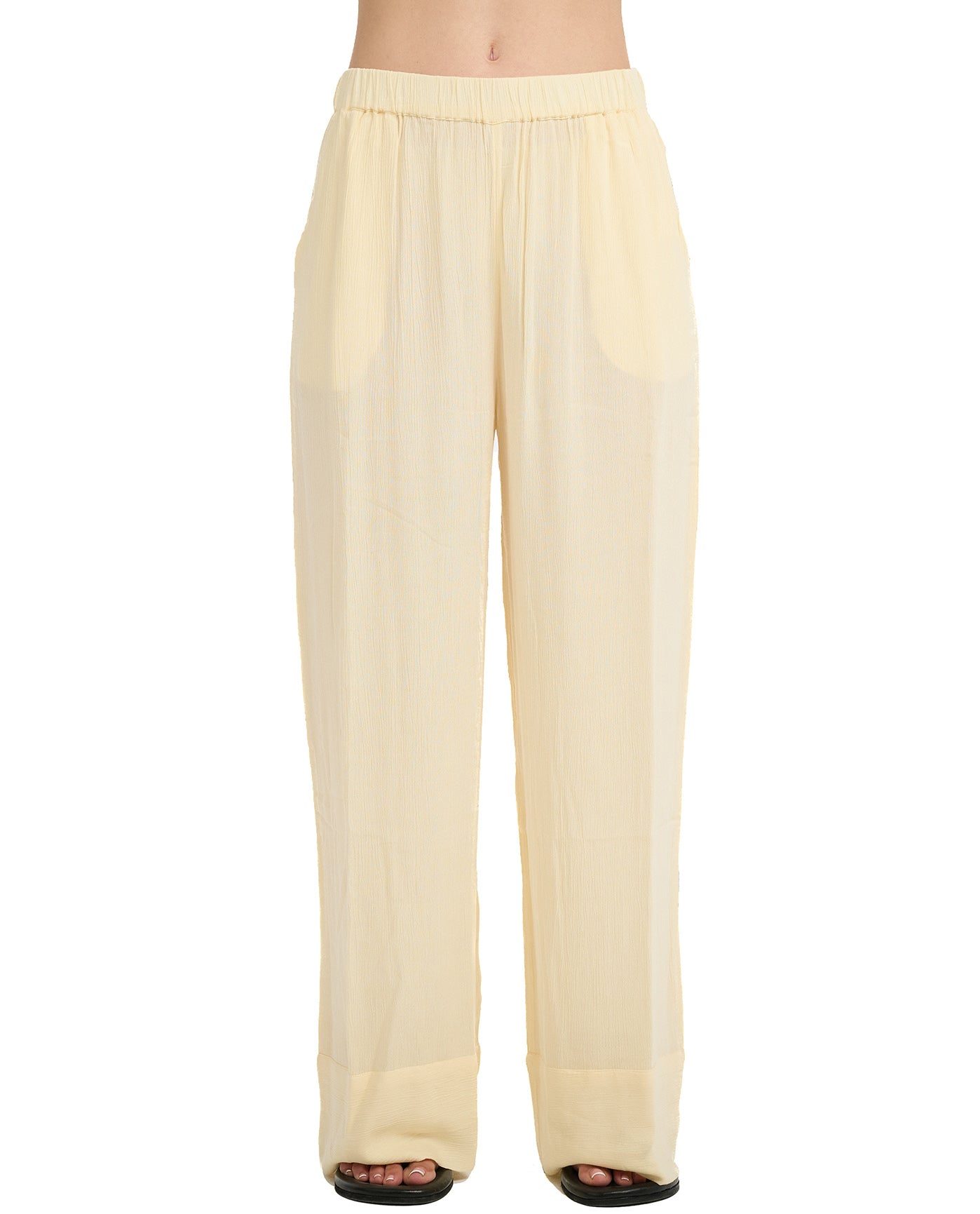 Resort Beach Pants Cover-Up-Light-Yellow