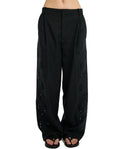 Resort Embroidered Pants Cover-Up-Black