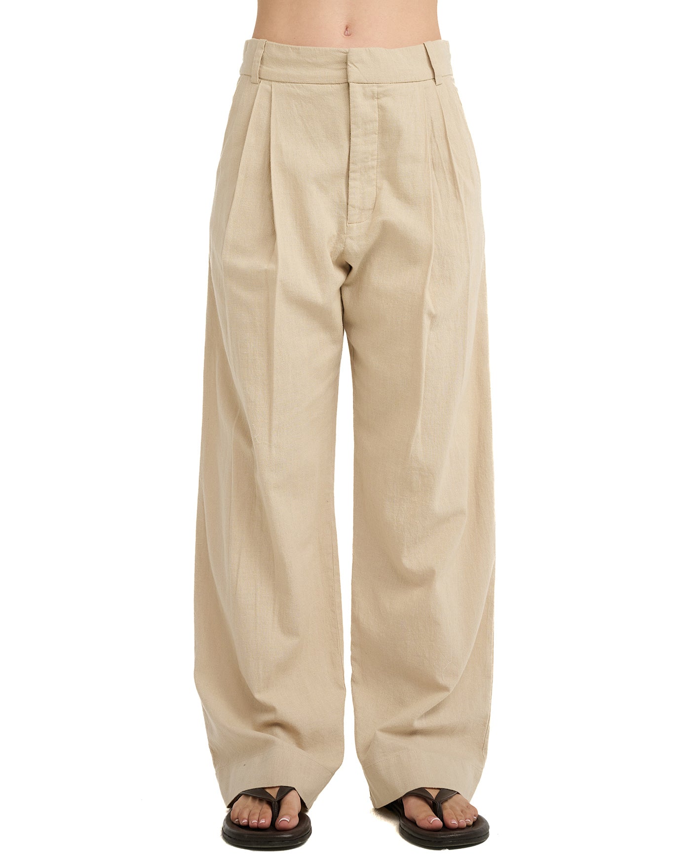 Resort Coastal Pants Cover-Up-Natural