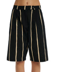 Resort Ray Bermuda Short Cover-Up-Black-Sand