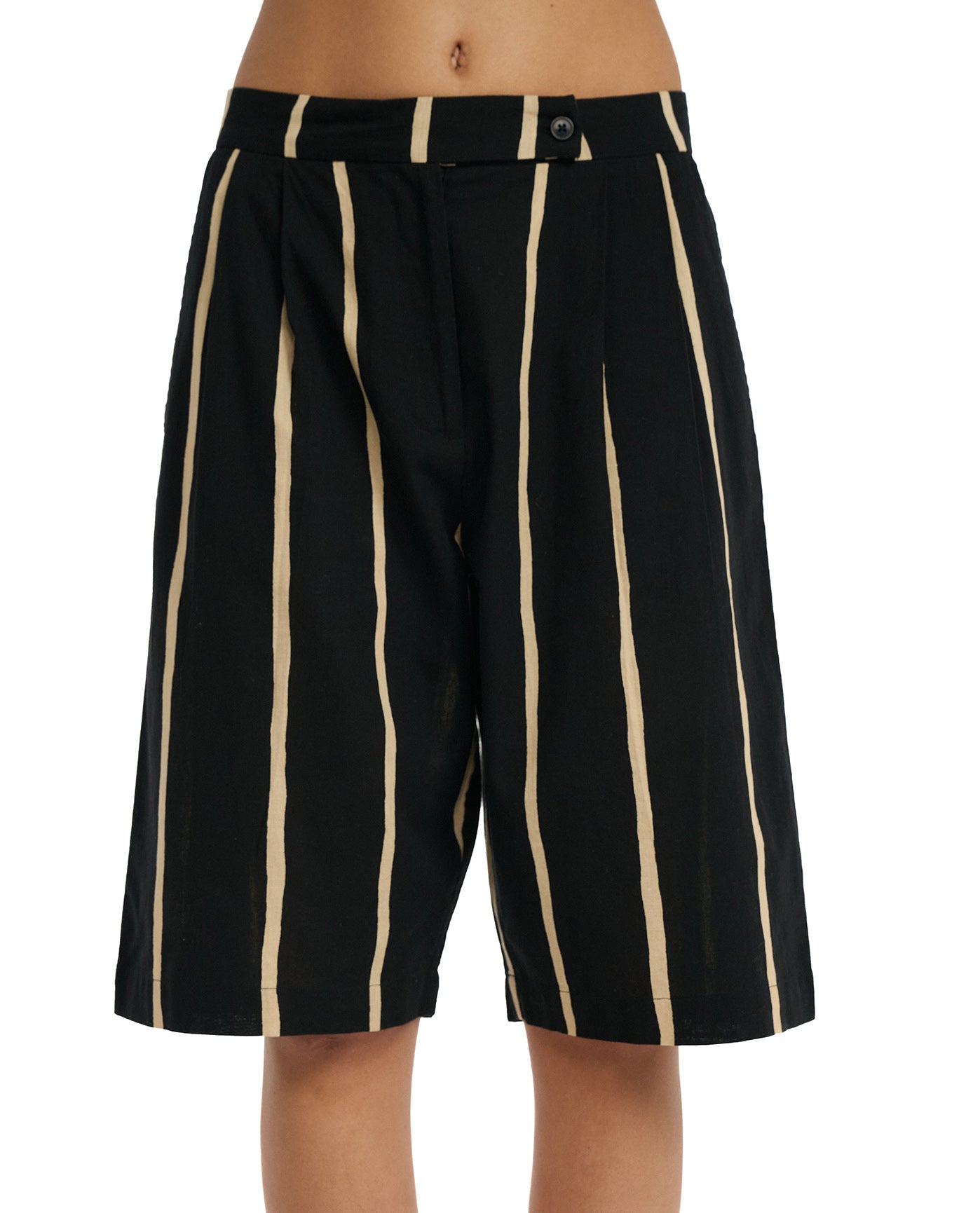 Resort Ray Bermuda Short Cover-Up-Black-Sand