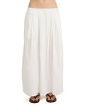 Resort Frank A-Line Skirt Cover-Up-White