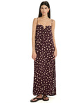 Resort Pebble U Wire Maxi Dress Cover-Up-Brown