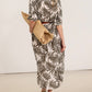Back View Of Gottex Beach Life Full Button Kaftan | GOTTEX BEACH LIFE LEAF