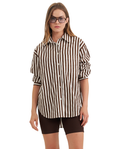 Oversized Cotton Button-Down Shirt