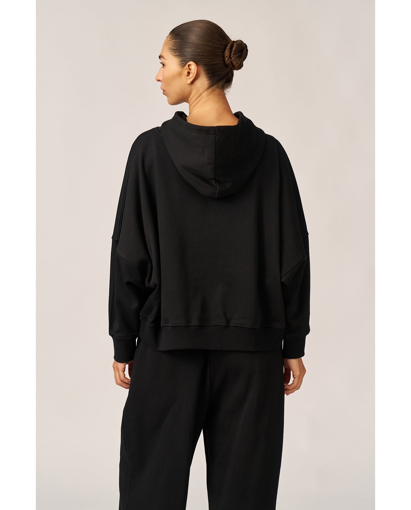 Cozy Coast Airport Hooded Sweatshirt -Black