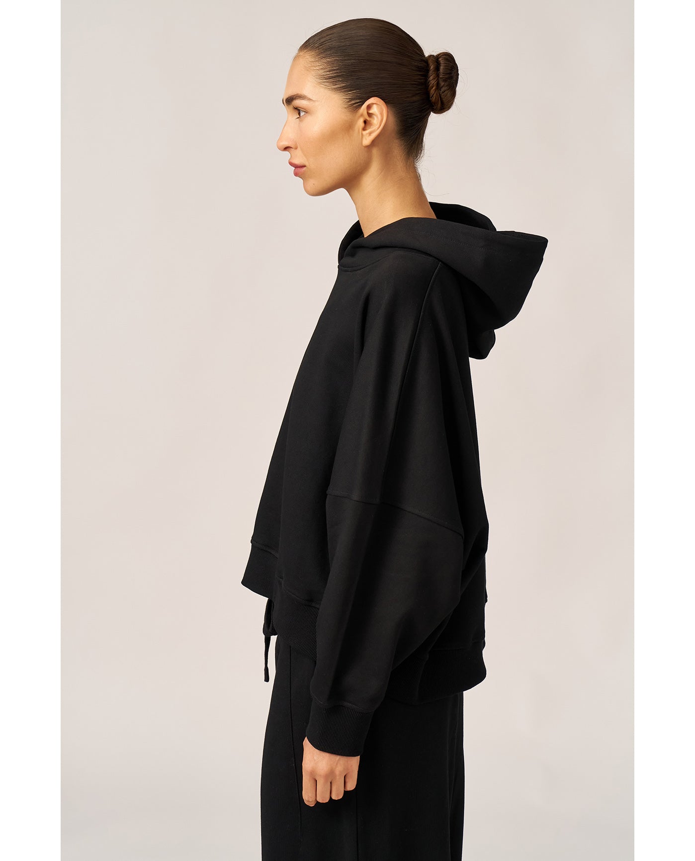 Cozy Coast Airport Hooded Sweatshirt -Black