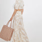 Alternate Front View Of Gottex Perfect Stripes Bag | GOTTEX TERRACOTTA AND WHITE