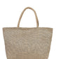 Front View Of Gottex Medium Jute Tote Bag | GOTTEX NATURAL JUTE
