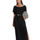 Front View Of Gottex Beach Life Open Back Cover Up Kaftan | GOTTEX BEACH LIFE TALYA BLACK
