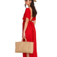 Side View Of Gottex Beach Life Open Back Cover Up Kaftan | GOTTEX BEACH LIFE TALYA RED CHERRY