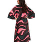 Back View Of Gottex Beach Life Midi Cover Up Kimono | GOTTEX BEACH LIFE IRIS PINK