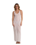 Geometric Crochet Maxi Dress Cover-Up - Off