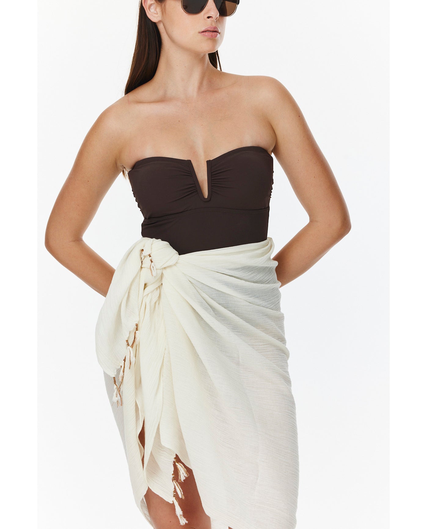 Oria Pareo Cover-Up | Cream
