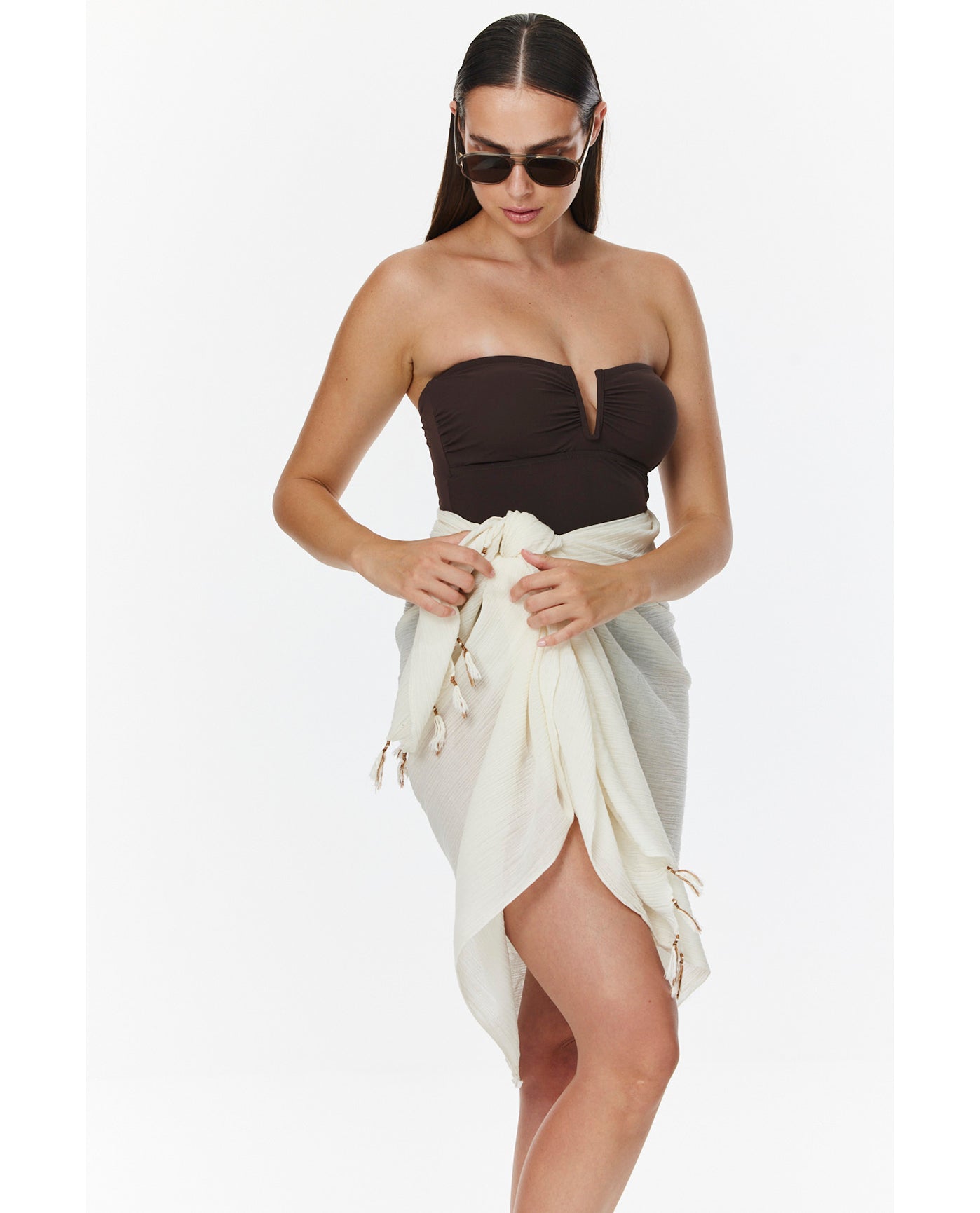 Oria Pareo Cover-Up | Cream
