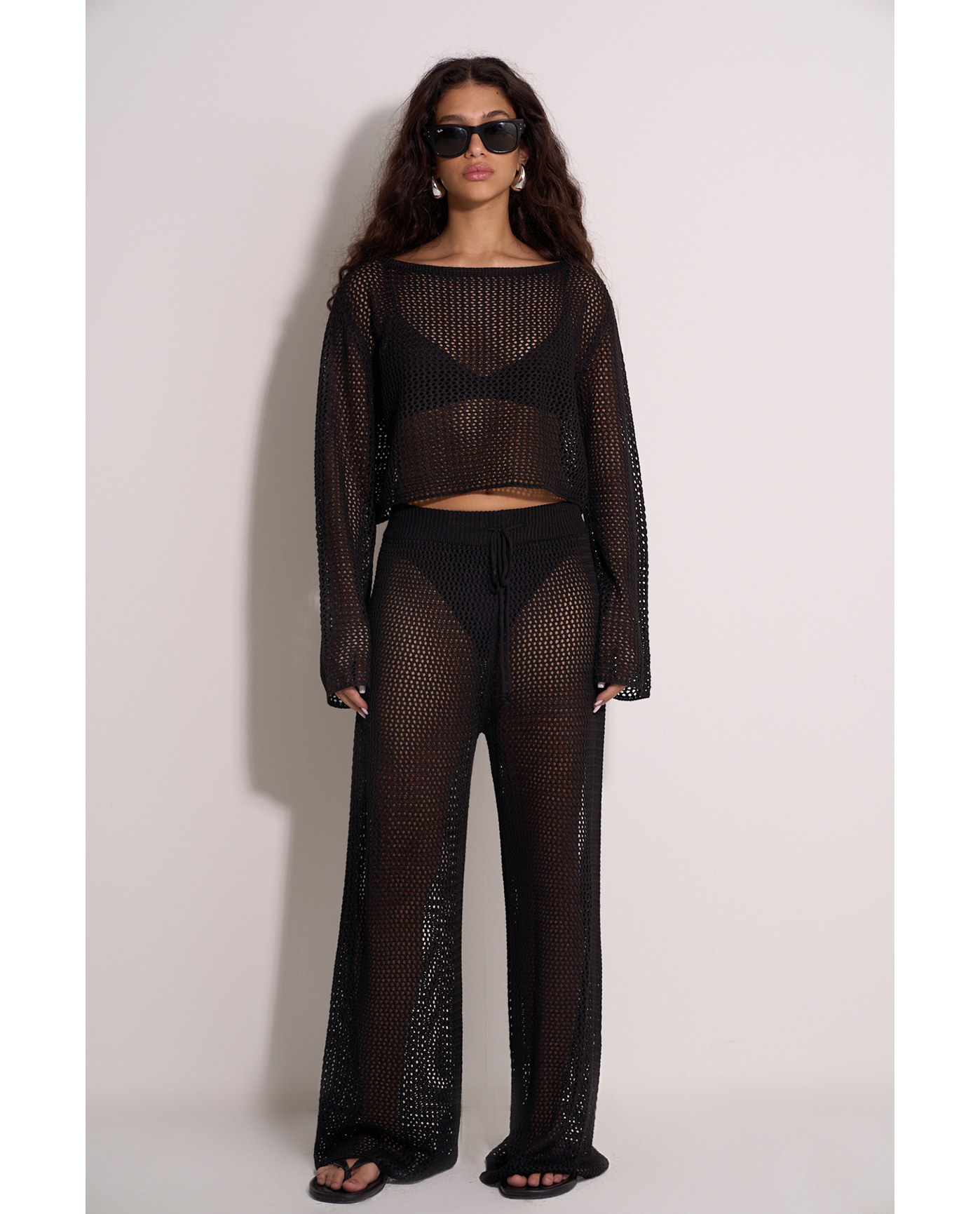 Anna Two Crochet Beach Pants