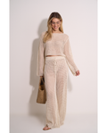 Anna Two Crochet Beach Pants