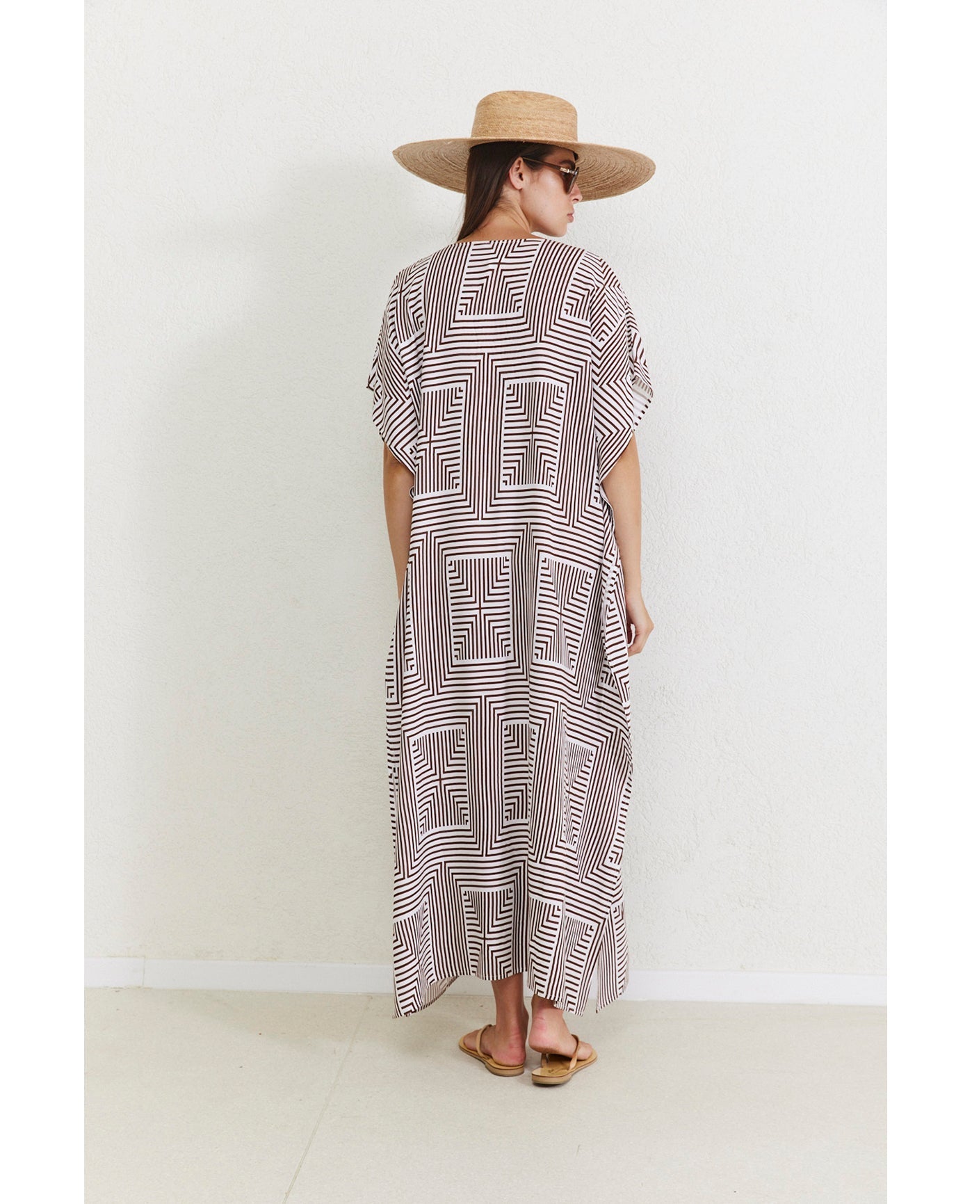 Liora Kaftan Cover-Up | liora-brown