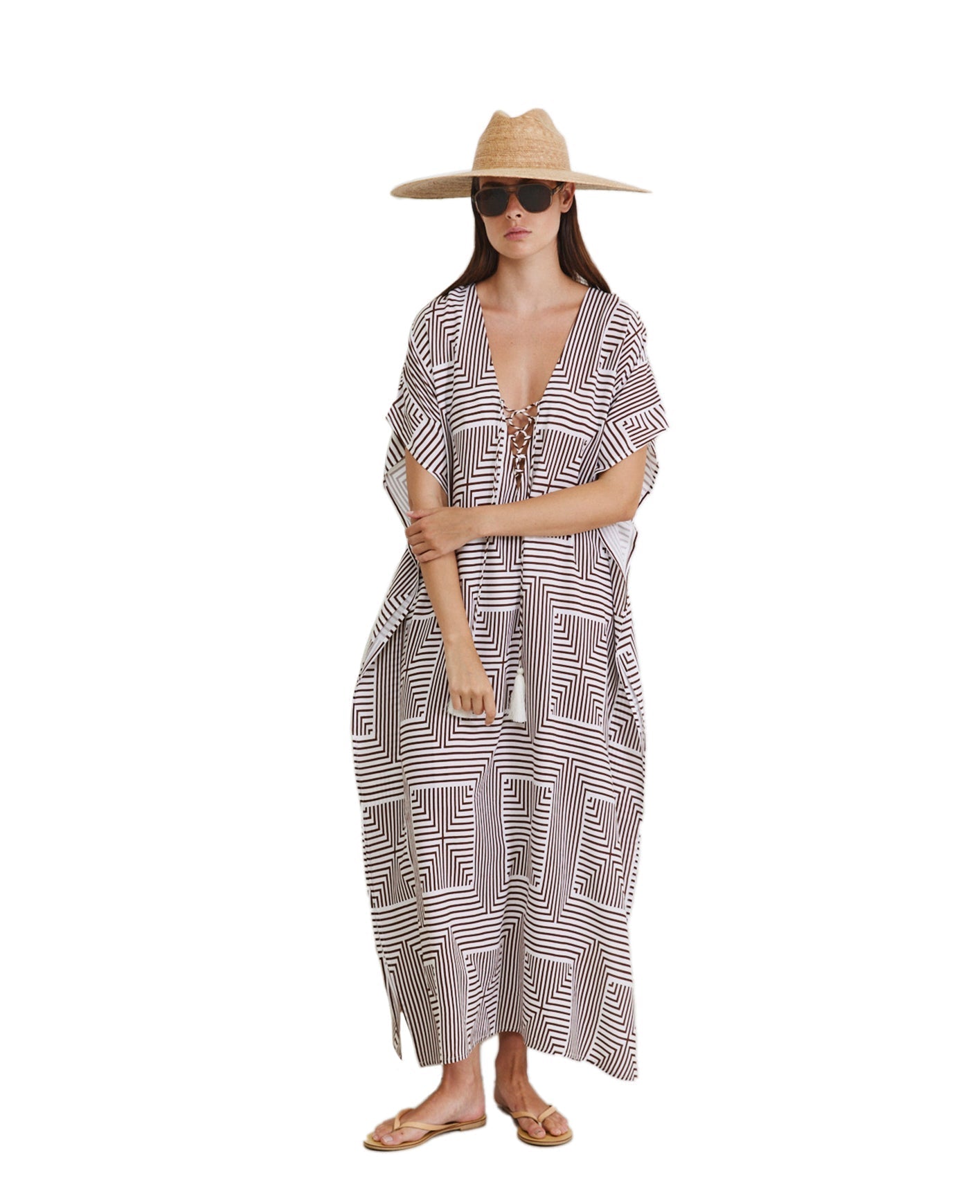 Liora Kaftan Cover-Up | liora-brown