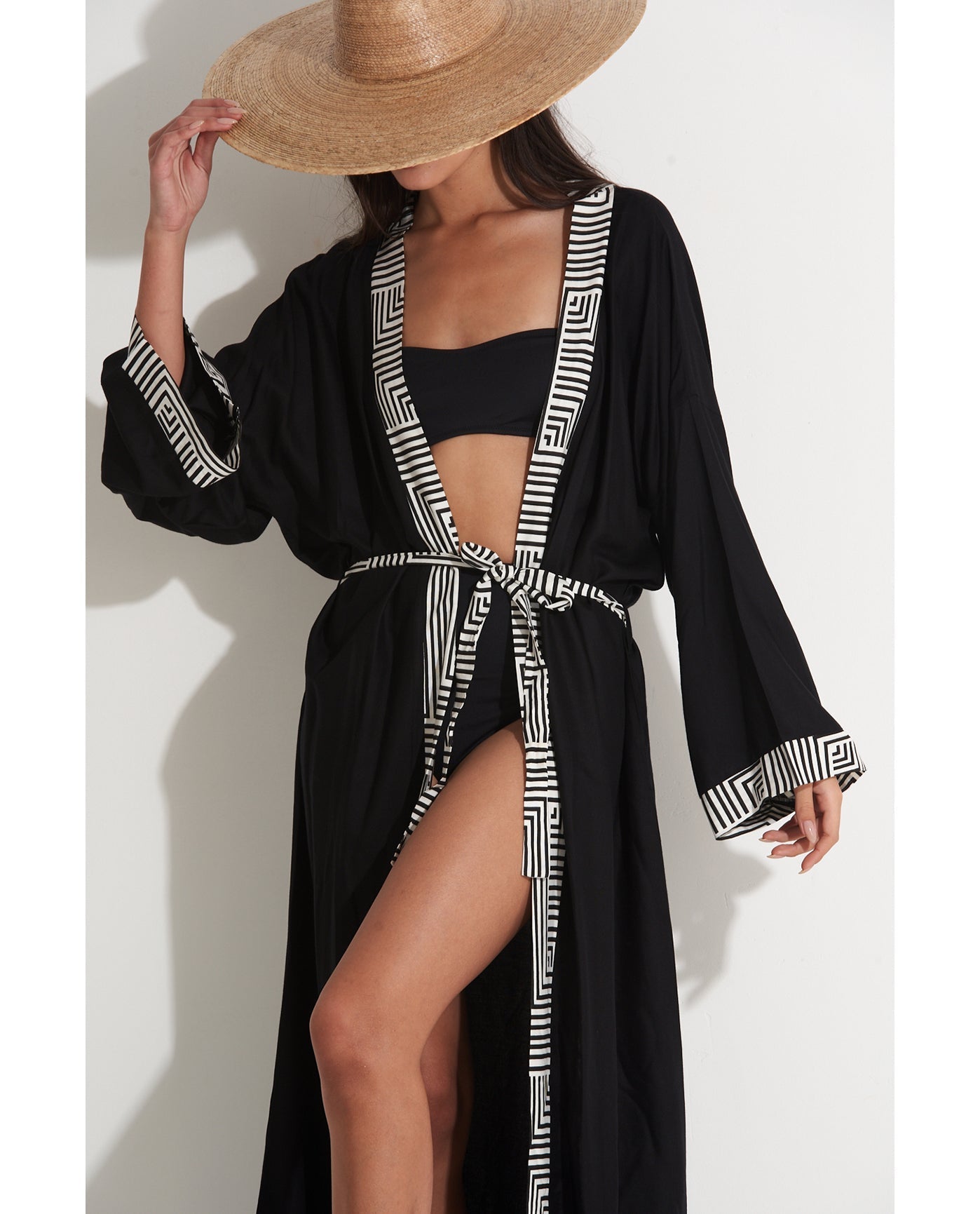 Soar & Shore Robe Cover-Up | Soar-Black