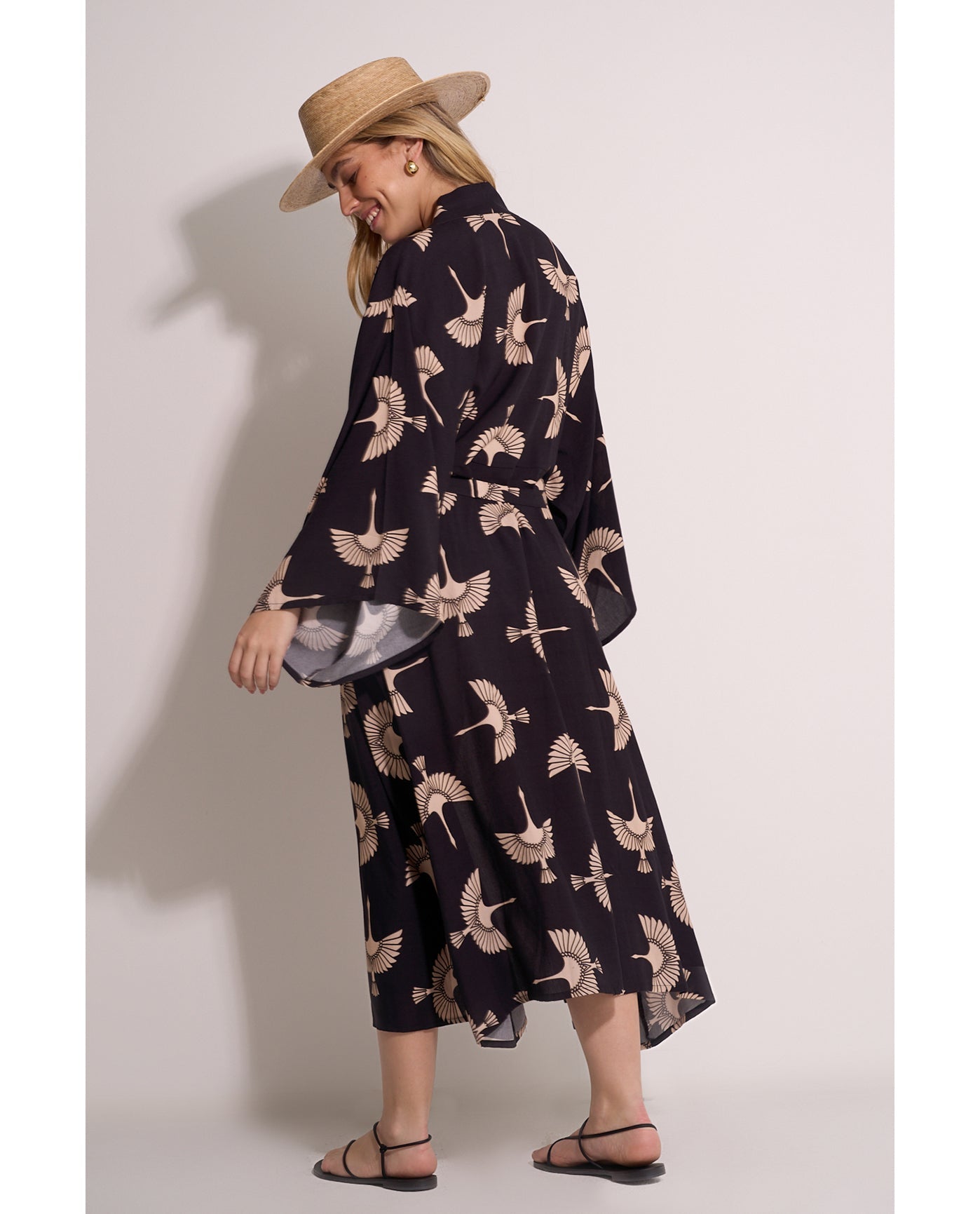 Soar & Shore Robe Cover-Up | Soar-Black-Multi