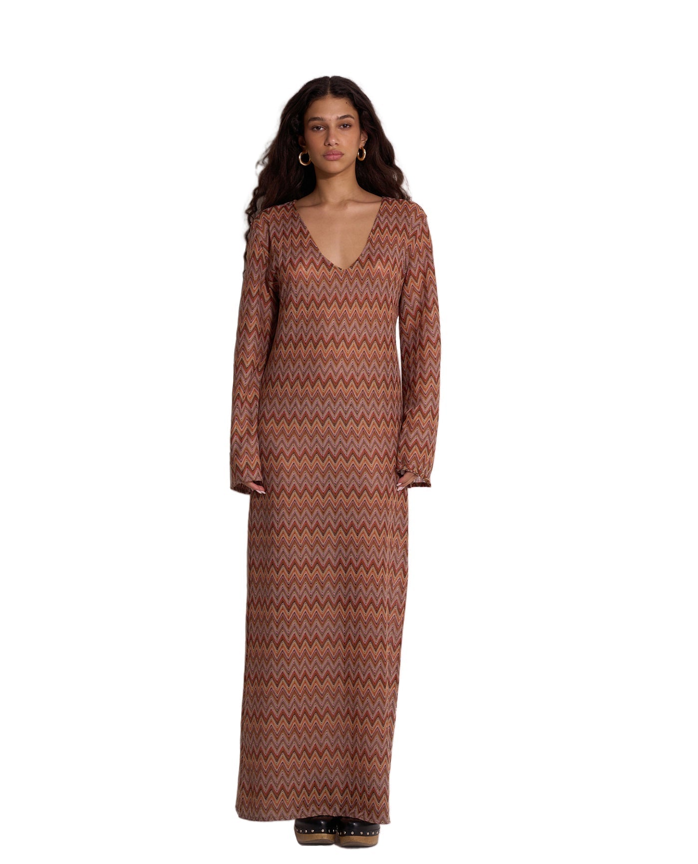 Desert Mirage Belinda Maxi Beach Dress | Desert-Brown
