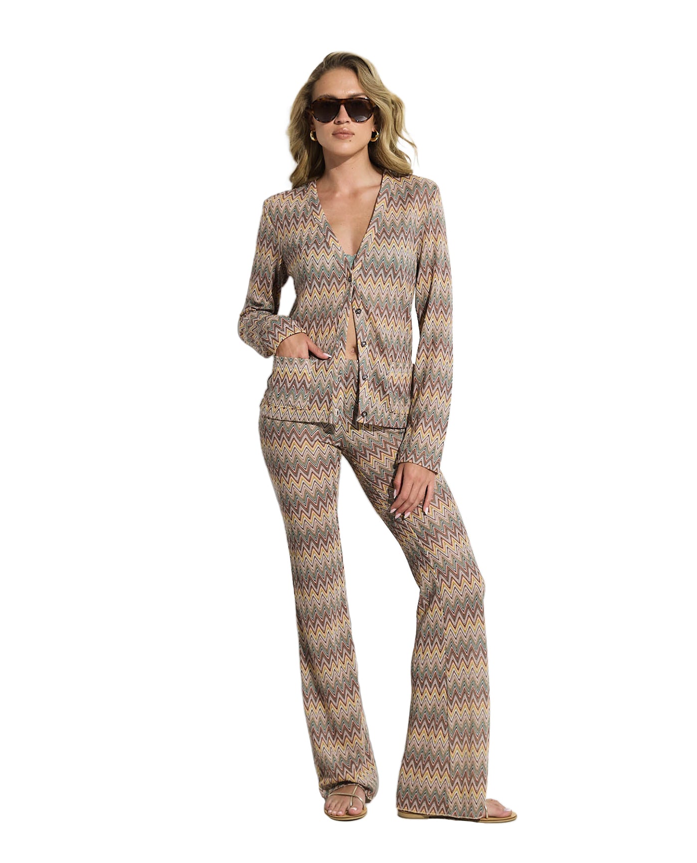 Desert Mirage Victoria Beach Cardigan | Desert-Green