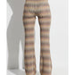 Desert Mirage High Waist Flare Beach Pants | Desert-green