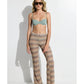 Desert Mirage High Waist Flare Beach Pants | Desert-green