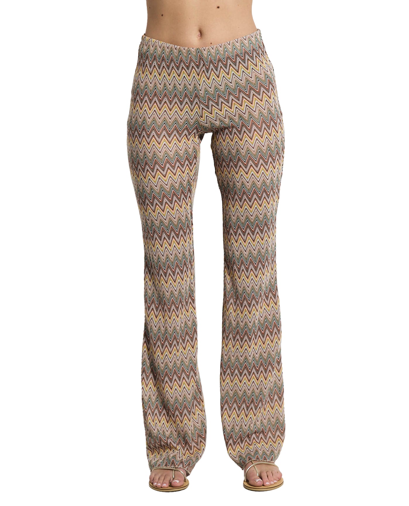 Desert Mirage High Waist Flare Beach Pants