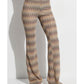 Desert Mirage High Waist Flare Beach Pants | Desert-green