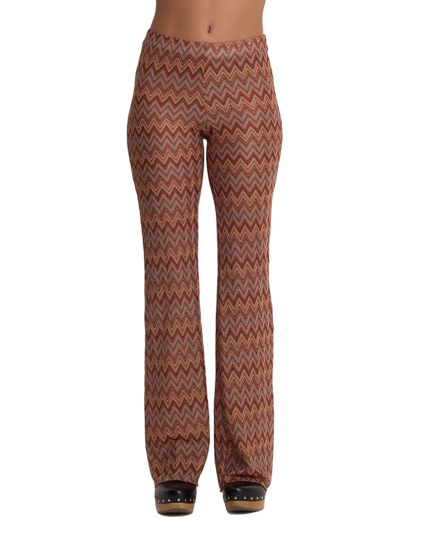 Desert Mirage High Waist Flare Beach Pants | Desert-Brown