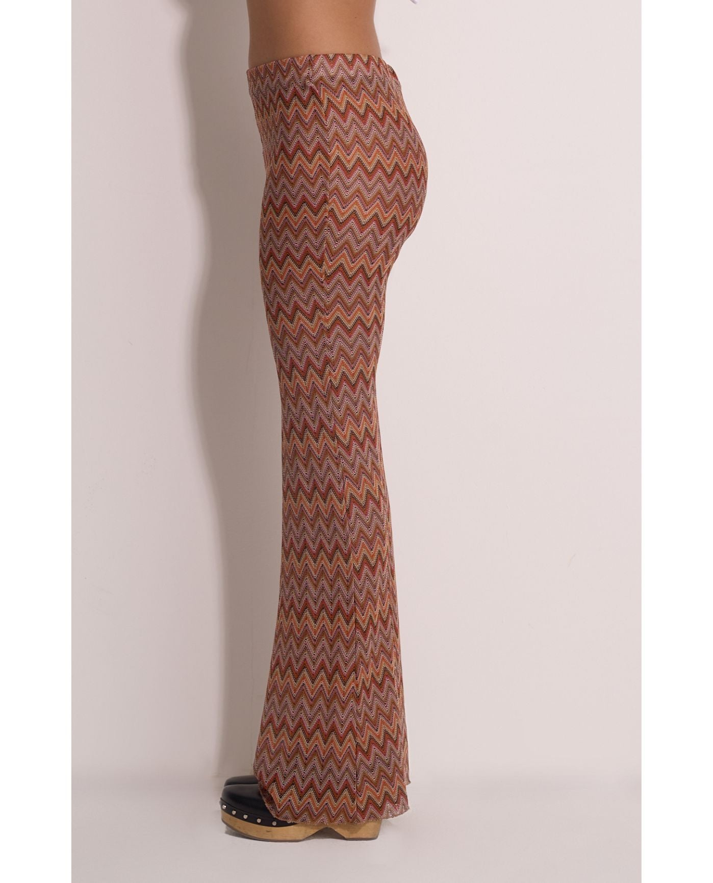 Desert Mirage High Waist Flare Beach Pants | Desert-Brown