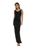 Renne Crochet Off the Shoulder Dress Cover-Up-Black