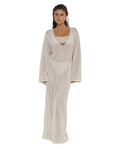 Elle Crochet Dress Cover-Up-Beige